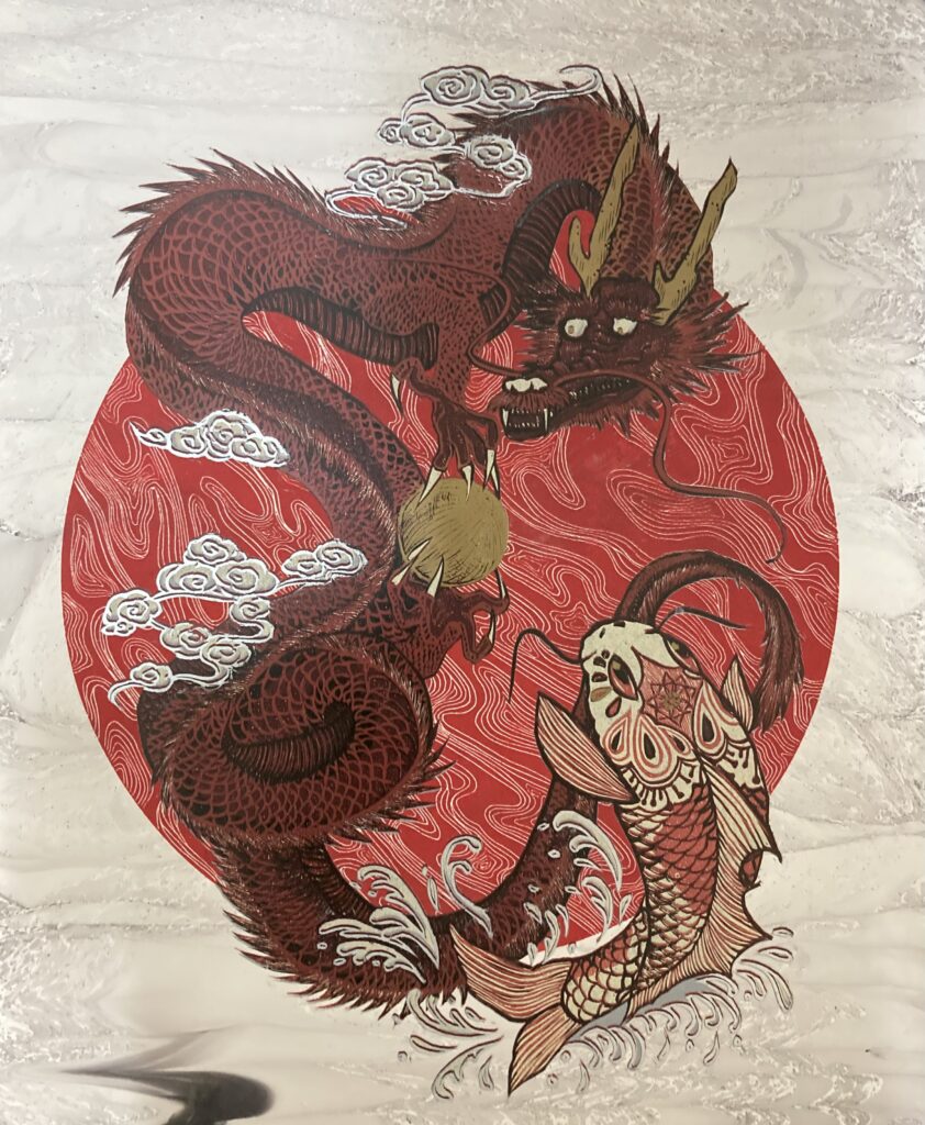 楊文菱作品魚躍龍門