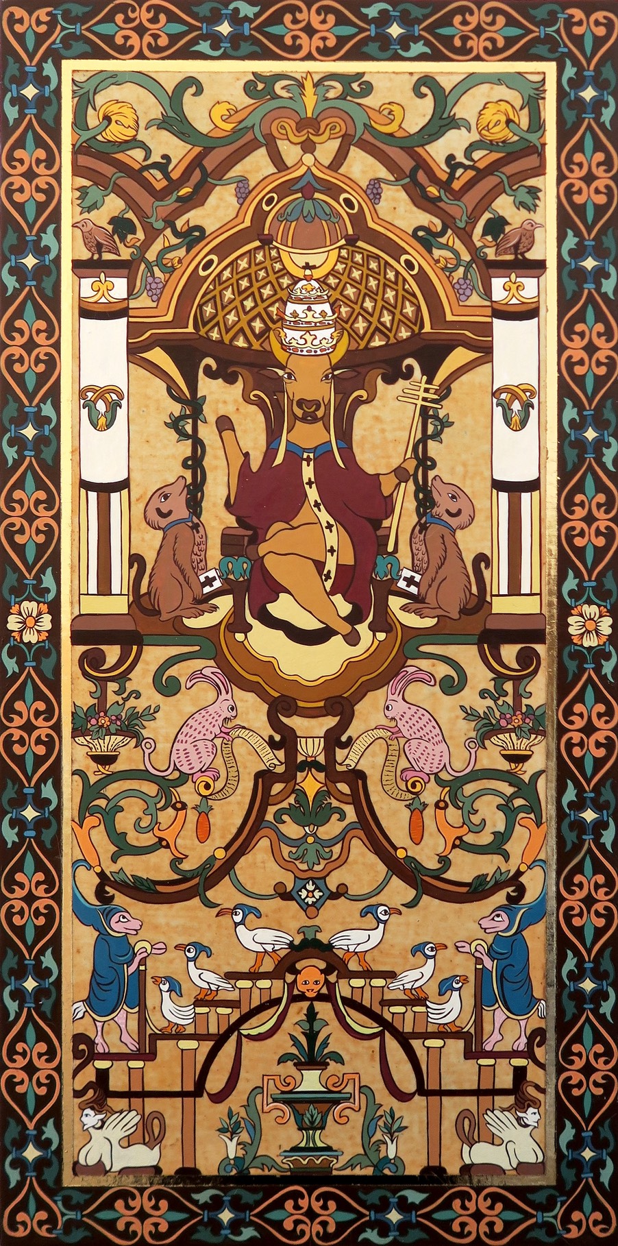 蘇文婷作品塔羅牌系列－教宗牌