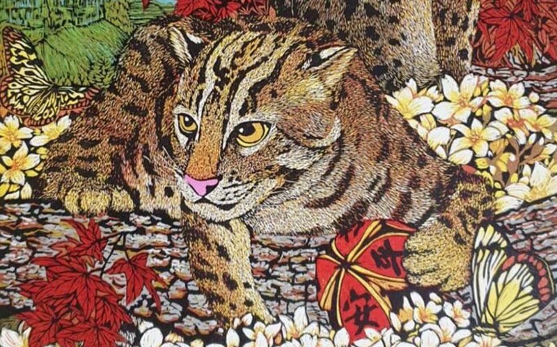 新聞圖片：林淑芬同學榮獲中華民國第38屆版印年畫比賽首獎