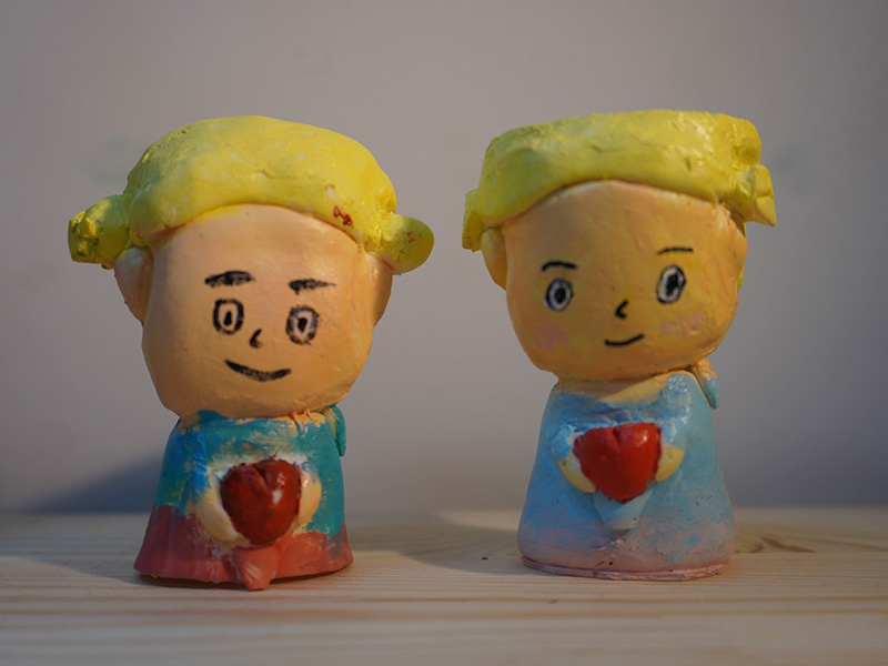 義竹國中學生作品《風災的英雄》