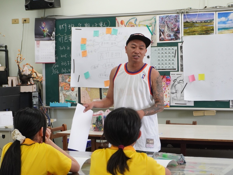 黑雞老師引導學生設計故事