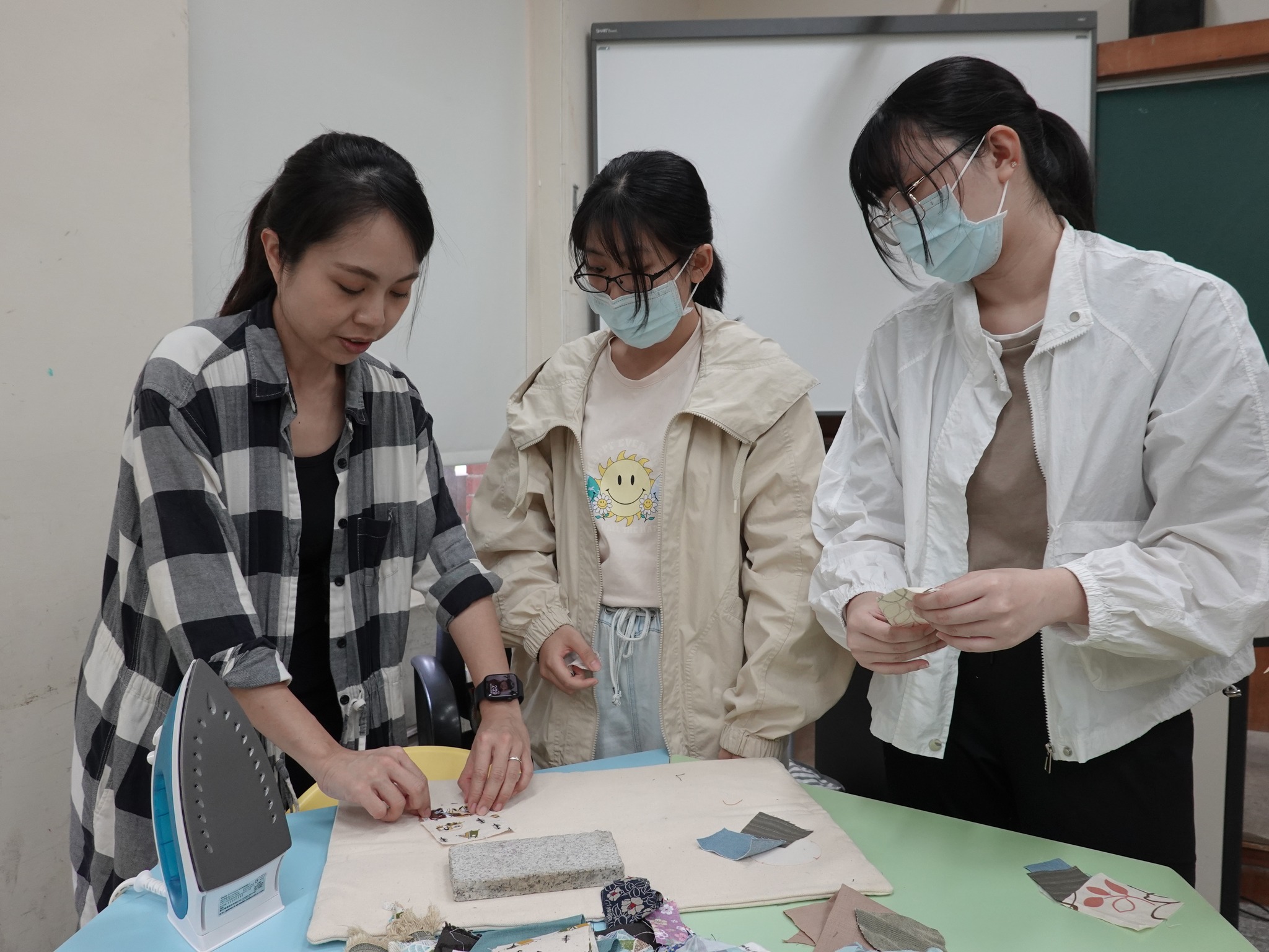 學生實作玉米花藝